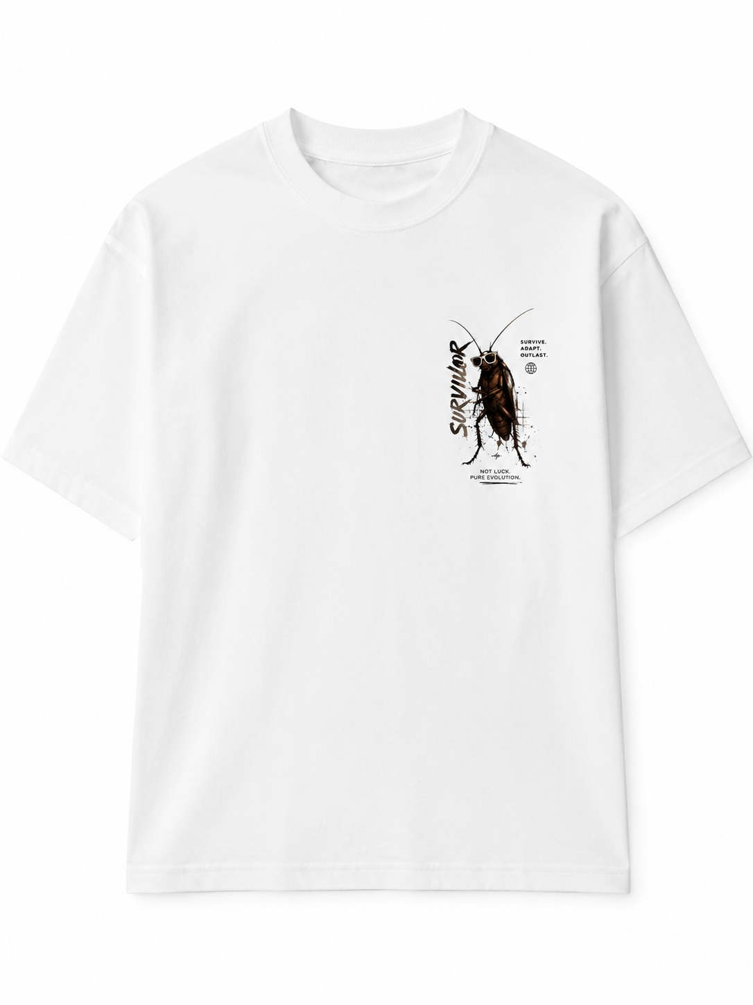 MOSO Cockroach Graphic T-Shirt – Regular Fit