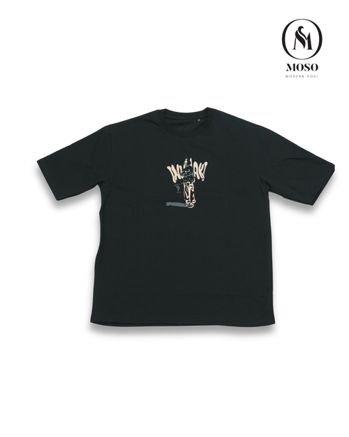 MOSO Inaki Streetwear Graphic Tee – Black